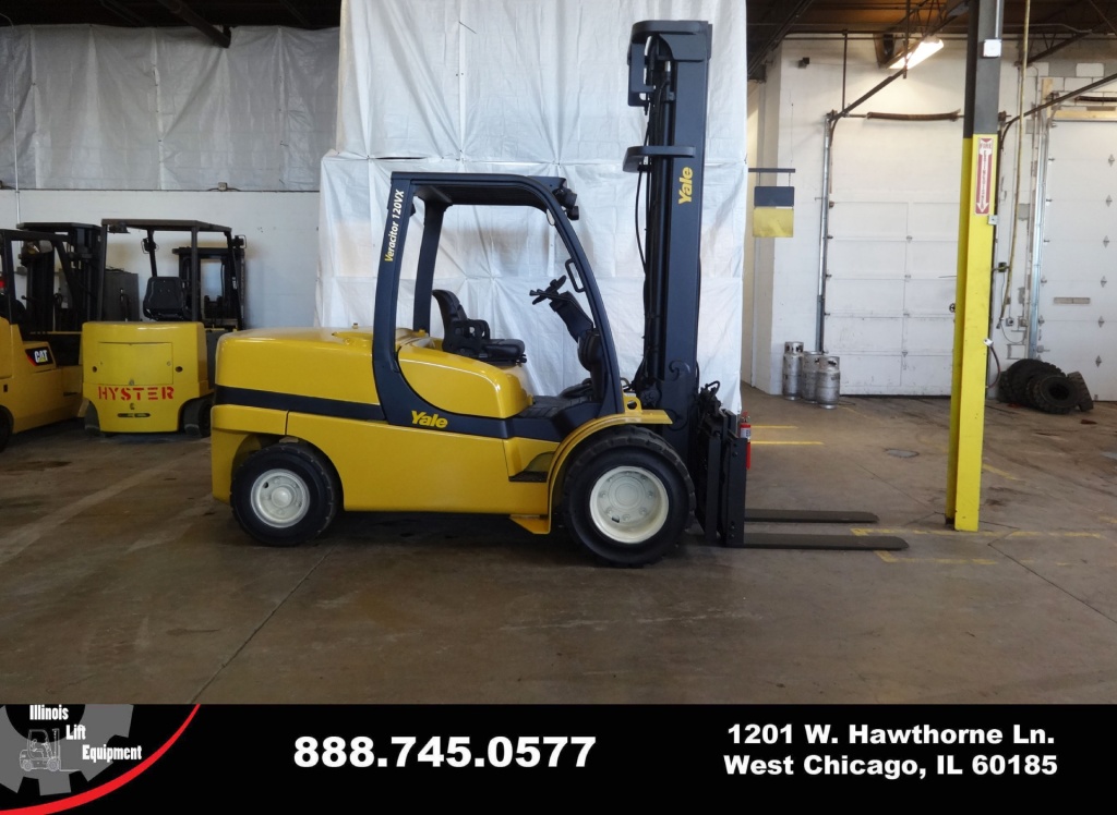 2006 Yale GDP120VX Forklift on Sale in Indiana