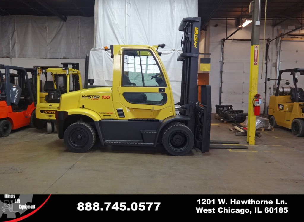 2008 Hyster H155FT Forklift on Sale in Indiana