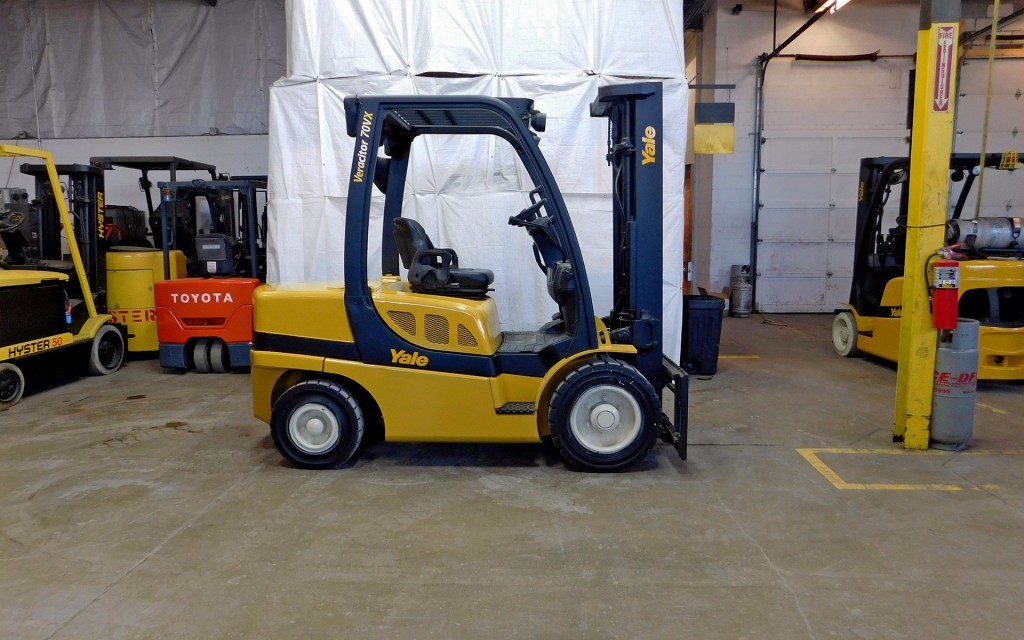  2007 Yale GDP070VX Forklift on Sale in Indiana